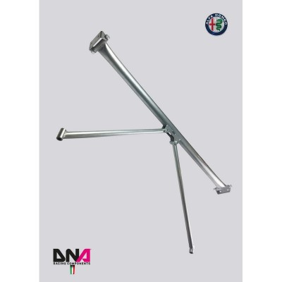 DNA Racing PC0769 Barra duomi posteriore con tiranti Alfa Romeo Giulietta assetto telaio pianale rinforzo barraduomi