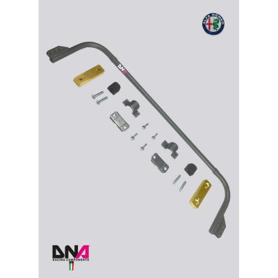 DNA Racing PC0770 Barra antirollio posteriore registrabile Alfa Romeo Giulietta assetto telaio pianale rinforzo duomi 2
