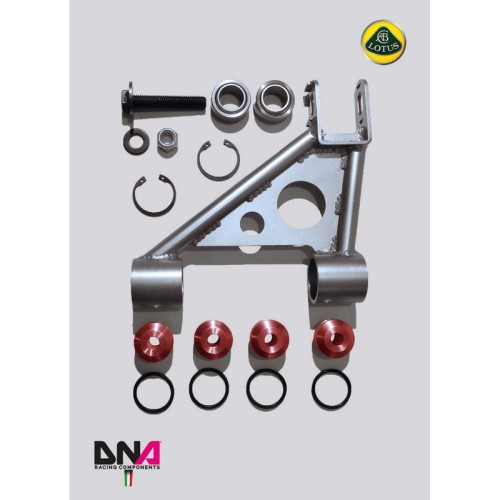 DNA Racing PC0839 Trapezi posteriori superiori Lotus V6 2012-2015 camber caster regolabili assetto campanatura