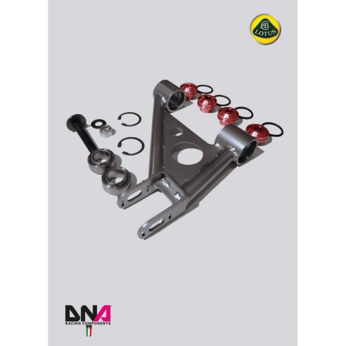 DNA Racing PC0839 Trapezi posteriori superiori Lotus V6 2012-2015 camber caster regolabili assetto campanatura