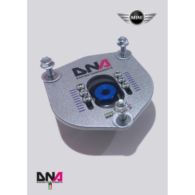 DNA Racing PC0881 Top mount regolabile su uniball Mini Cooper R55/R56/R57 incl. S camber caster regolabili assetto campanatura
