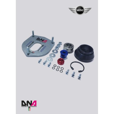 DNA Racing PC0881 Top mount regolabile su uniball Mini Cooper R55/R56/R57 incl. S camber caster regolabili assetto campanatura 2