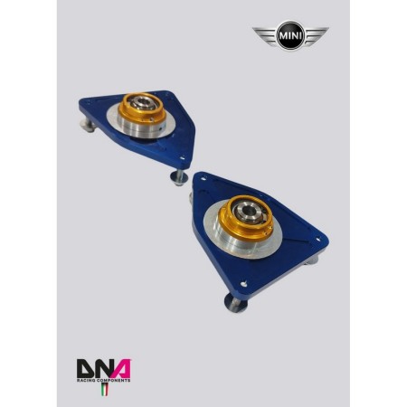 DNA Racing PC0884 Top mount regolabile su uniball Mini Cooper R50/R52/R53 incl. S camber caster regolabili assetto campanatura