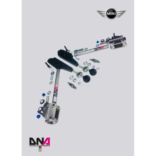 DNA Racing PC0925 Trapezi regolabili Mini Cooper R55/R56/R57 incl. S camber caster regolabili assetto campanatura