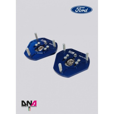 DNA Racing PC1004 Top mount anteriore regolabile su uniball Ford Fiesta mk7 e ST camber caster regolabili assetto campanatura