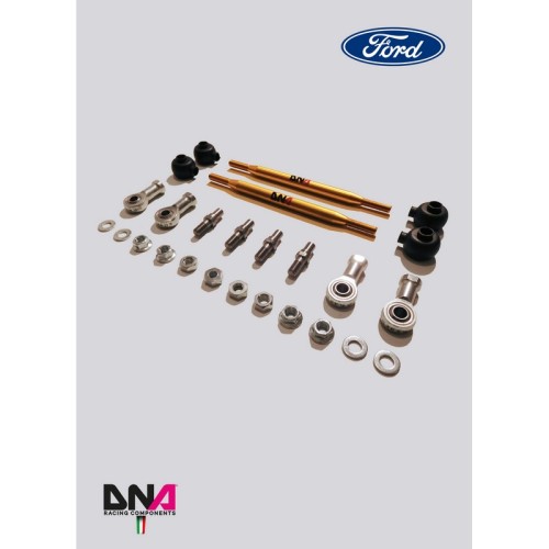 DNA Racing PC1039 Tiranti regolabili racing per barra antirollio anteriore Ford Fiesta mk7 e ST camber caster regolabili assetto