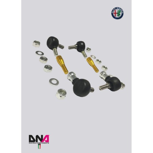 DNA Racing PC1055 Tiranti barra antirollio post racing Alfa Romeo Giulietta camber caster regolabili assetto campanatura