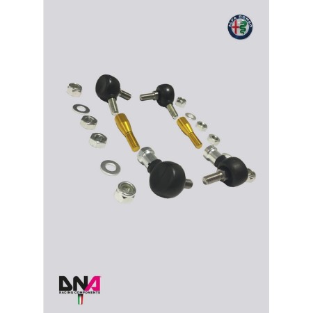 DNA Racing PC1055 Tiranti barra antirollio post racing Alfa Romeo Giulietta camber caster regolabili assetto campanatura