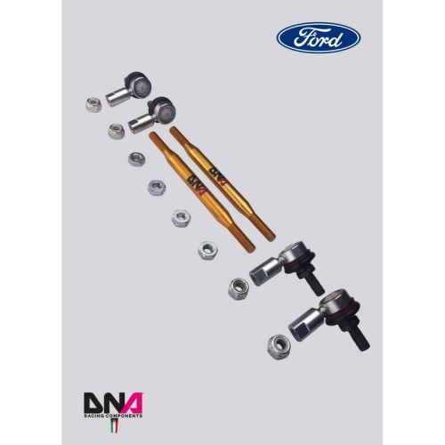 DNA Racing PC1065 Tiranti regolabili Pro Street per barra antirollio anteriore Audi A1 8X e GB camber caster regolabili assetto 