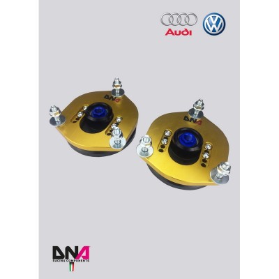 DNA Racing PC1115 Top mount anteriore regolabile su uniball Audi A1 GB / Audi A3 8V / Volkswagen Polo AW / Golf mk7 multilink / 