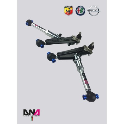 DNA Racing PC1147 Trapezi regolabili Alfa Romeo Mito camber caster regolabili assetto campanatura