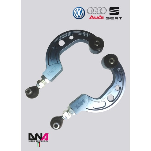 DNA Racing PC1186 Kit bracci sospensione superiori regolazione camber Audi S1 QUATTRO/ Audi A3 8P e 8V/ TT 8J e 8S/ Volkswagen B