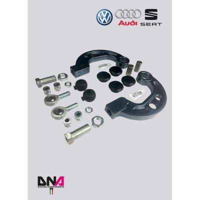 DNA Racing PC1186 Kit bracci sospensione superiori regolazione camber Audi S1 QUATTRO/ Audi A3 8P e 8V/ TT 8J e 8S/ Volkswagen B 2