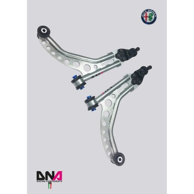 DNA Racing PC1188 Trapezi anteriori su uniball Alfa Romeo Giulietta camber caster regolabili assetto campanatura