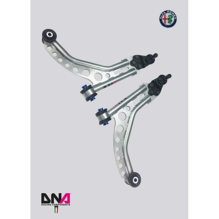 DNA Racing PC1188 Trapezi anteriori su uniball Alfa Romeo Giulietta camber caster regolabili assetto campanatura