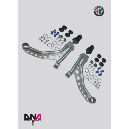 DNA Racing PC1188 Trapezi anteriori su uniball Alfa Romeo Giulietta camber caster regolabili assetto campanatura