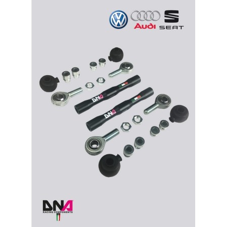 DNA Racing PC1315 Tiranti posteriori inferiori regolabili Audi A1 8X e S1 QUATTRO camber caster regolabili assetto campanatura