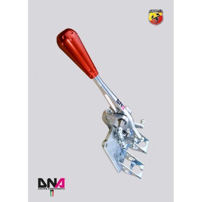 DNA Racing PC1476R Torretta cambio regolabile con cambio stile 695 anodizzato rosso Abarth 500/595/695 leveraggio pomello shifte