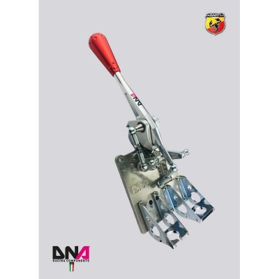 DNA Racing PC1476R Torretta cambio regolabile con cambio stile 695 anodizzato rosso Abarth 500/595/695 leveraggio pomello shifte 2
