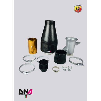 DNA Racing PC1563 Kit aspirazione "fredda" con sistema venturi in carbonio Abarth 500/595/695 diretta cais sportiva