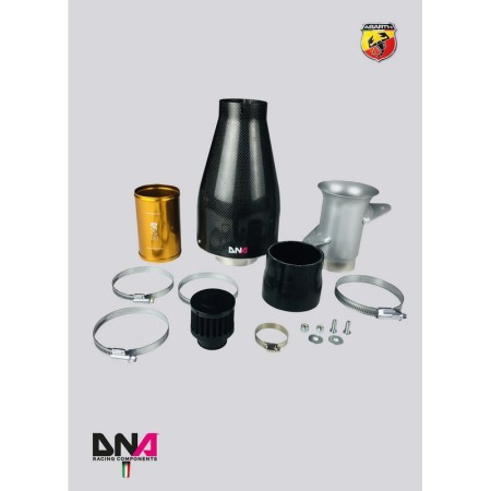 DNA Racing PC1563 Kit aspirazione "fredda" con sistema venturi in carbonio Abarth 500/595/695 diretta cais sportiva