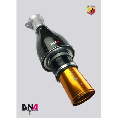 DNA Racing PC1563 Kit aspirazione "fredda" con sistema venturi in carbonio Abarth 500/595/695 diretta cais sportiva