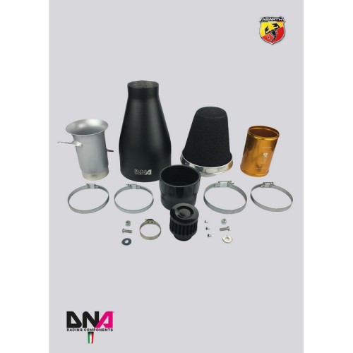 DNA Racing PC1568 Kit aspirazione "fredda" con sistema venturi in alluminio Abarth 500/595/695 diretta cais sportiva