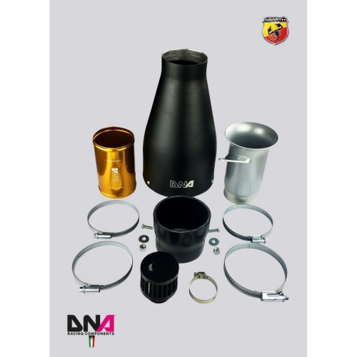 DNA Racing PC1568 Kit aspirazione "fredda" con sistema venturi in alluminio Abarth 500/595/695 diretta cais sportiva