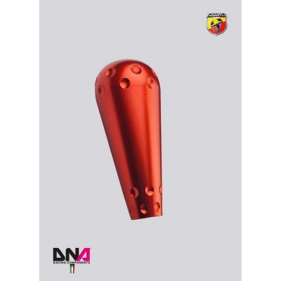 DNA Racing PC1578AR Pomello stile 695 in alluminio anodizzato rosso per torretta regolabile e leva cambio stage 2 Abarth 500/595