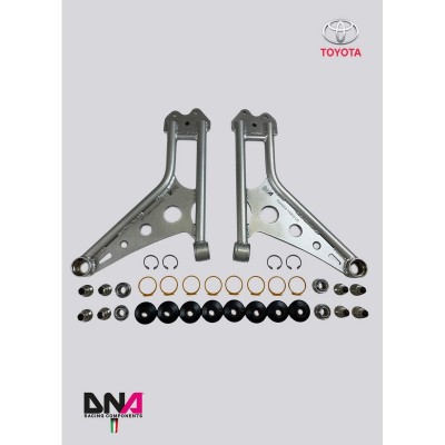 DNA Racing PC1605 Trapezi anteriori Toyota Yaris GR 1.6 camber caster regolabili assetto campanatura 2