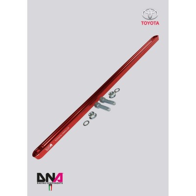 DNA Racing PC1615 Barra slitta anteriore Toyota Yaris GR 1.6 assetto telaio pianale rinforzo duomi
