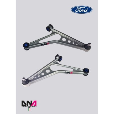 DNA Racing PC1680 Trapezi anteriori su uniball Ford Fiesta mk8 e ST camber caster regolabili assetto campanatura