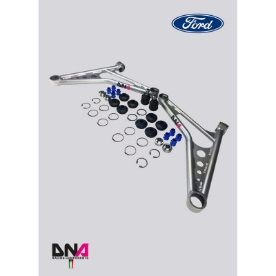DNA Racing PC1680 Trapezi anteriori su uniball Ford Fiesta mk8 e ST camber caster regolabili assetto campanatura 2