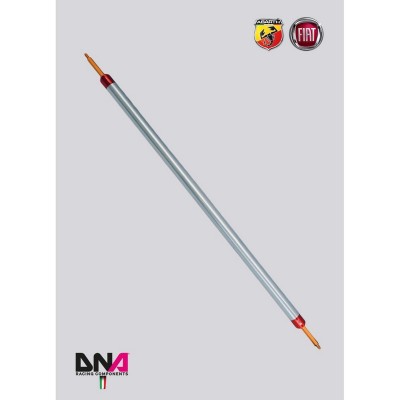 DNA Racing PC1711 Barra duomi posteriore senza tiranti (4 posti) Abarth 500/595/695 assetto telaio pianale rinforzo barraduomi