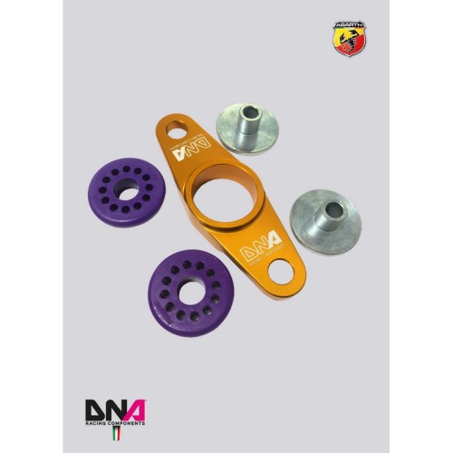 DNA Racing PC1780 Supporto motore lato batteria Fast Road Abarth 500/595/695 assetto telaio pianale rinforzo duomi