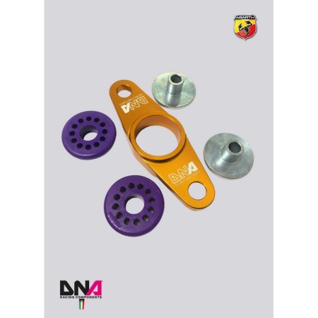 DNA Racing PC1780 Supporto motore lato batteria Fast Road Abarth 500/595/695 assetto telaio pianale rinforzo duomi