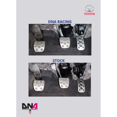 DNA Racing PC1852 Kit alzamento e avvicinamento pedale acceleratore Toyota Yaris GR 1.6 pedaliera punta tacco