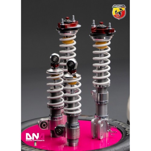 DNA Racing PC1904 Kit di ammortizzatori a ghiera regolabile WRS Abarth 500/595/695 assetto coilover regolabile