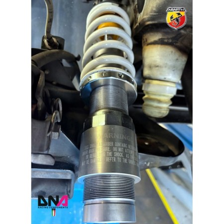 DNA Racing PC1904 Kit di ammortizzatori a ghiera regolabile WRS Abarth 500/595/695 assetto coilover regolabile