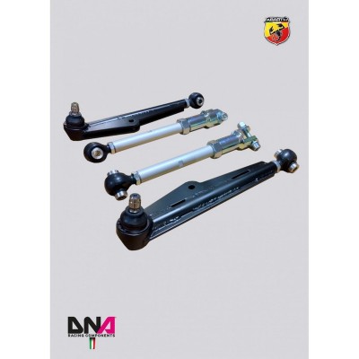 DNA Racing PC1910 Trapezi anteriori regolabili Abarth 500/595/695 camber caster regolabili assetto campanatura 2