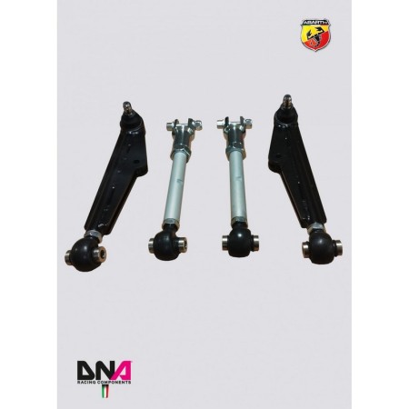 DNA Racing PC1910 Trapezi anteriori regolabili Abarth 500/595/695 camber caster regolabili assetto campanatura