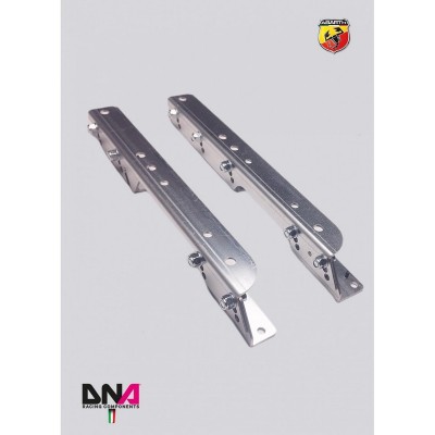 DNA Racing PC1952 Kit abbassamento sedile regolabile Sabelt lato guida Abarth 500/595/695 seduta ribassato ribassata 2