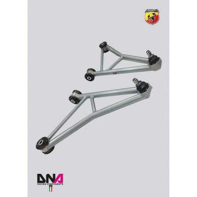 DNA Racing PC1980 Trapezi anteriori V2 Abarth 500/595/695 camber caster regolabili assetto campanatura