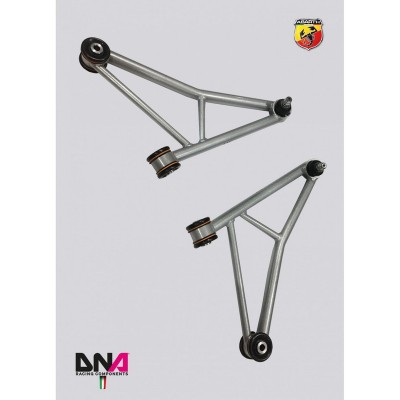 DNA Racing PC1980 Trapezi anteriori V2 Abarth 500/595/695 camber caster regolabili assetto campanatura 2