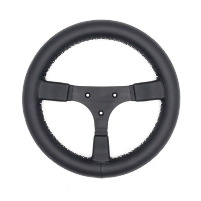 Volante sportivo Formula da 300mm in pelle nera - FUSINA Classic FU-FOR300
