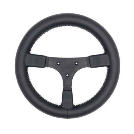 Volante sportivo Formula da 300mm in pelle nera - FUSINA Classic FU-FOR300