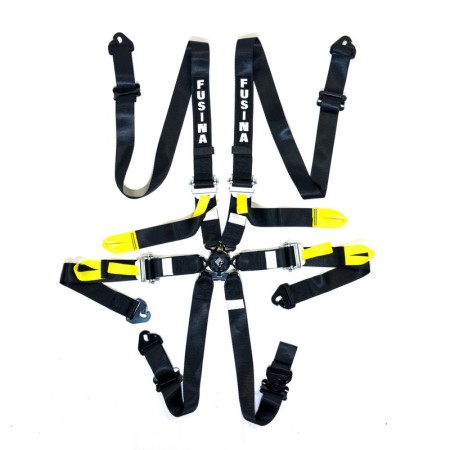 Cinture sportive 6pt Pull Down - FUSINA Racing FU-6PPD