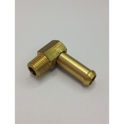 Malpassi 30199RAC90G8 Connettore in ottone a 90° da 8mm - filetto 1/8 NPT