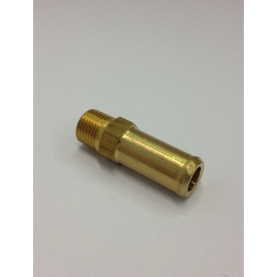 Malpassi 30212BOC10 Connettore in ottone dritto da 10mm - filetto 1/8 NPT