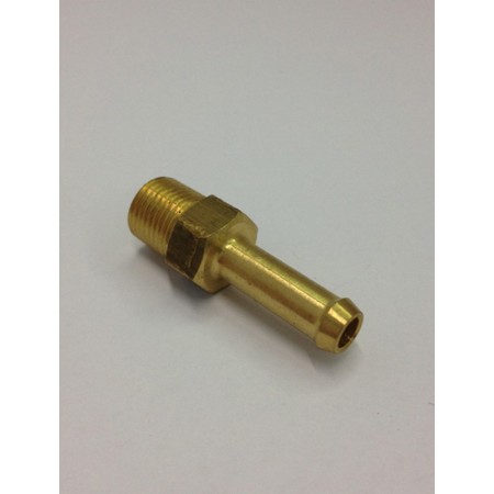 Malpassi 30227RAC06 Connettore in ottone dritto da 6mm - filetto 1/8 NPT